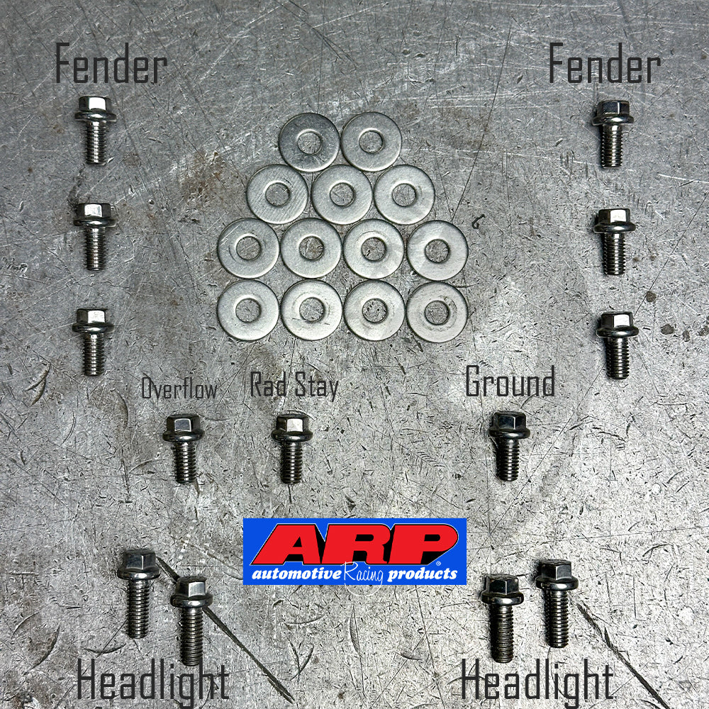 ARP Stainless Engine Bay Bolts for 1996-2000 Honda Civic EK Fender Dress Up Bolt (6pt)