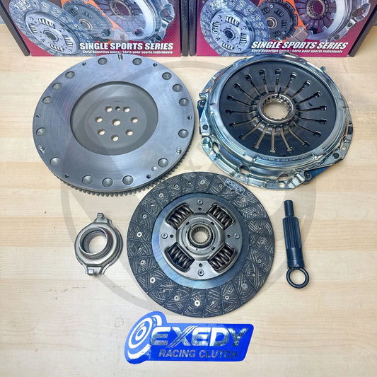 EXEDY Stage 1 HD Clutch & 12lb Flywheel Kit For 03-06 Mitsubishi Evolution 8/9