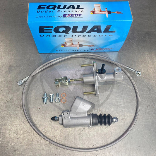 Budget EM2 Clutch Master Cylinder Kit & Stainless line for 06-15 Honda Civic Si
