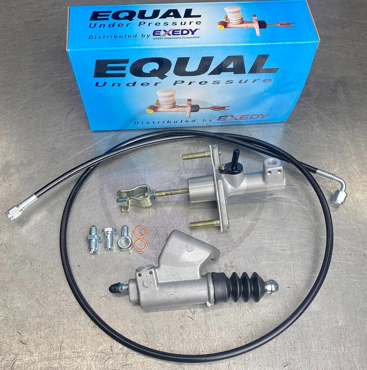 Budget EM2 Clutch Master Cylinder Slave Kit & Stainless line for 02-06 Acura RSX RSX-S