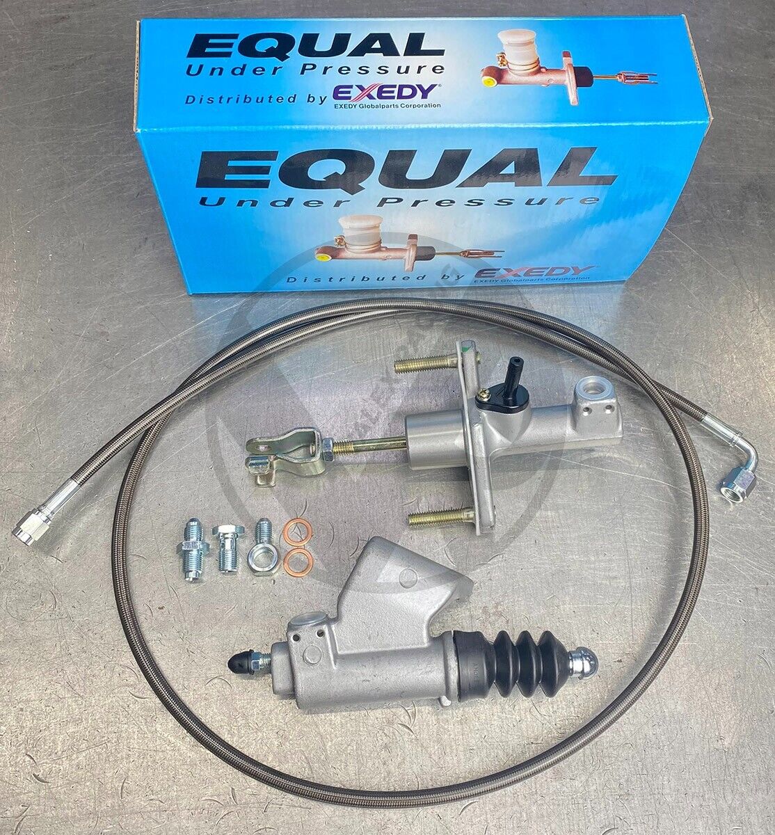 Budget EM2 Clutch Master Cylinder Slave Kit & Stainless line for 02-06 Acura RSX RSX-S