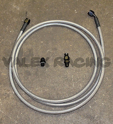 96-00 Civic 4dr Sedan Replacement Stainless Steel Fuel Feed Line Tank to Filter