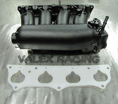 Honda RBC Pre-Modified Intake Manifold Black Powder Coated w/ Thermal Gasket