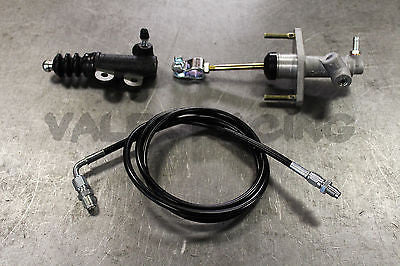 1990-1997 Honda Accord Exedy Master & Slave Cylinder & Stainless Steel Clutch Line Kit