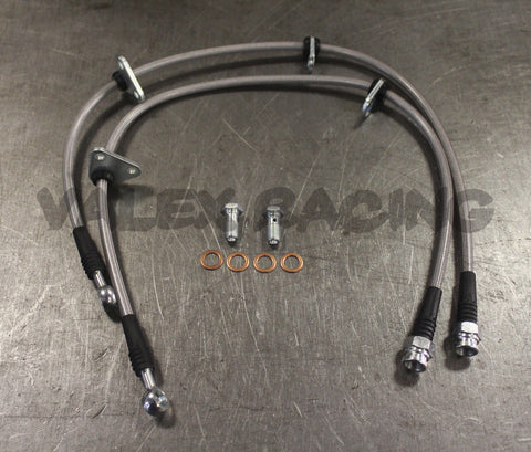 Stainless Steel SS Front Brake Line Replacement Kit 94-01 Acura Integra DC2