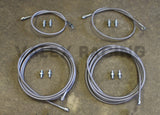 Stainless Main Front & Rear Brake Line Replacement Kit 94-01 Acura Integra DC2