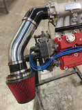 4" Inch Polished Air Intake System for Honda Civic Acura Integra B16 B18 D16
