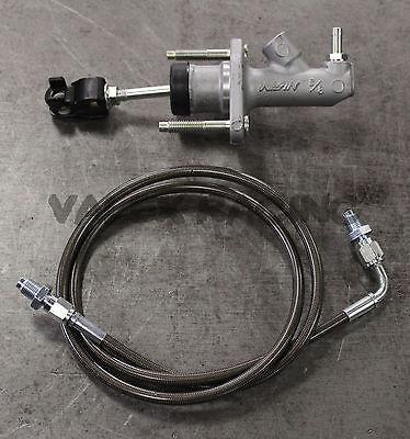 OEM 8th Gen Civic EM1 Clutch Master Cylinder Upgrade CMC With Stainless Clutch Line