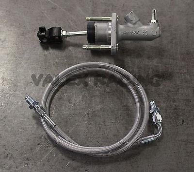 OEM 8th Gen Civic EM1 Clutch Master Cylinder Upgrade CMC With Stainless Clutch Line