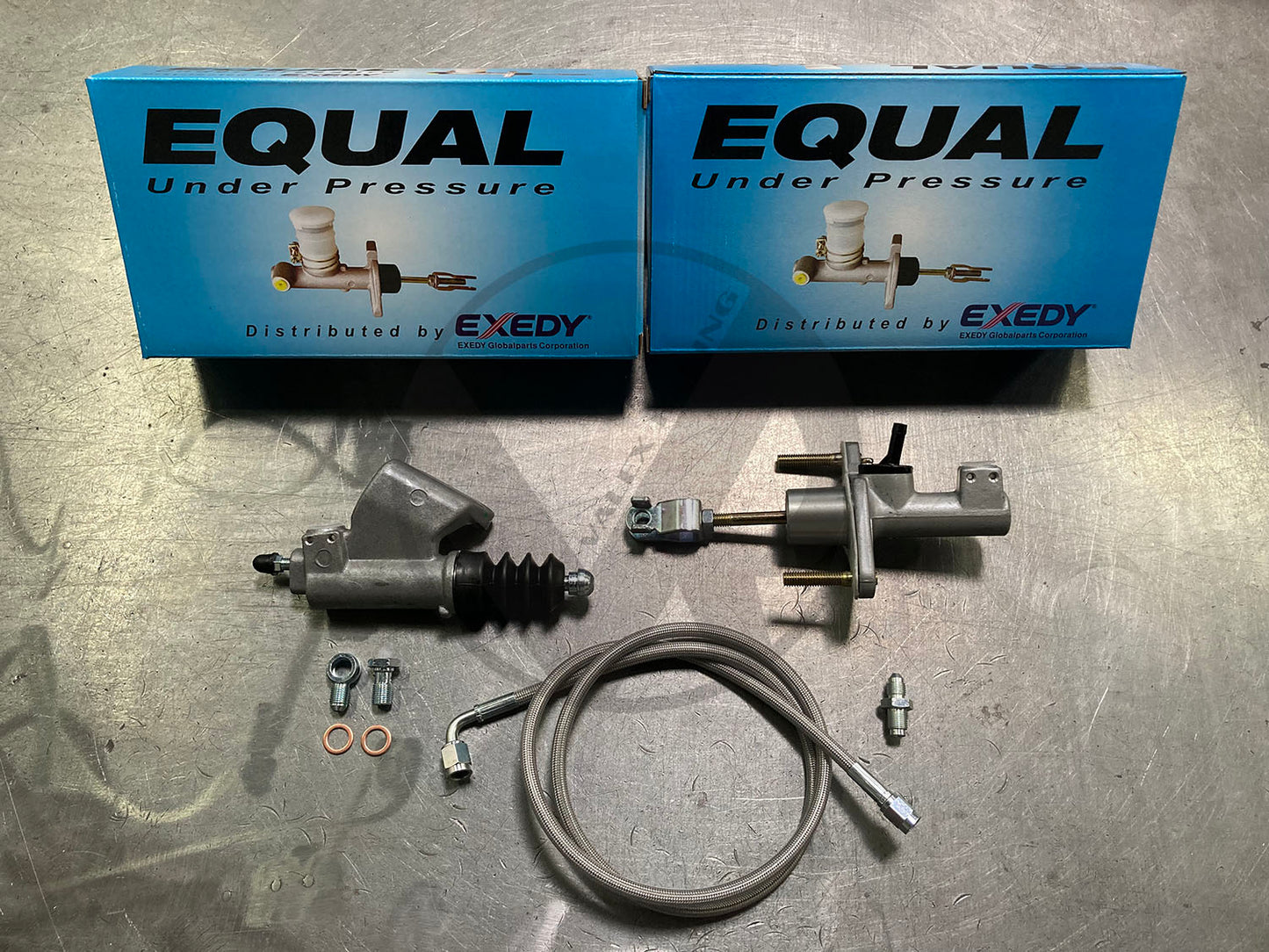 Budget EM2 Clutch Master Cylinder Kit & Stainless line for 06-15 Honda Civic Si