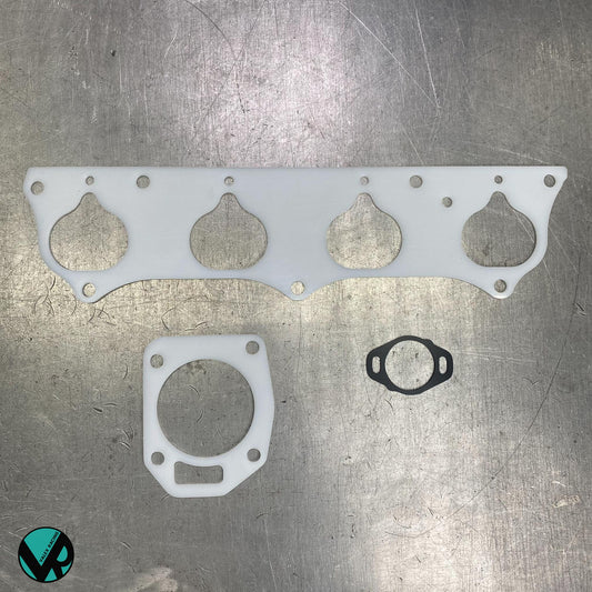 Honda Acura Reusable Thermal Intake Manifold Gasket, Thermal Throttle Body Gasket, and Thermal TPS Gasket K20A2, K20A, K20A3, K20Z1