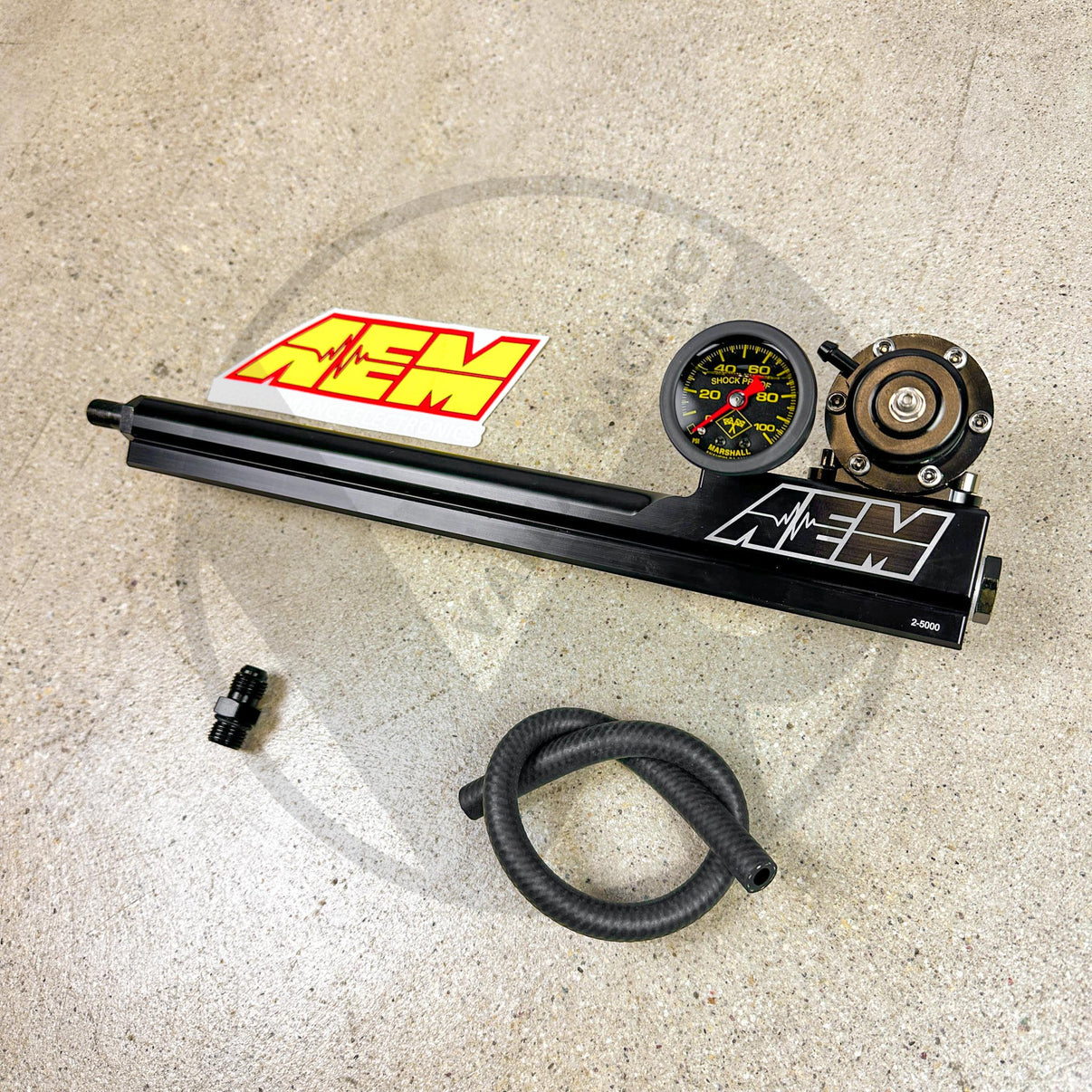 B Series AEM Fuel Rail kit with AEM Style Regulator for Honda Acura B1