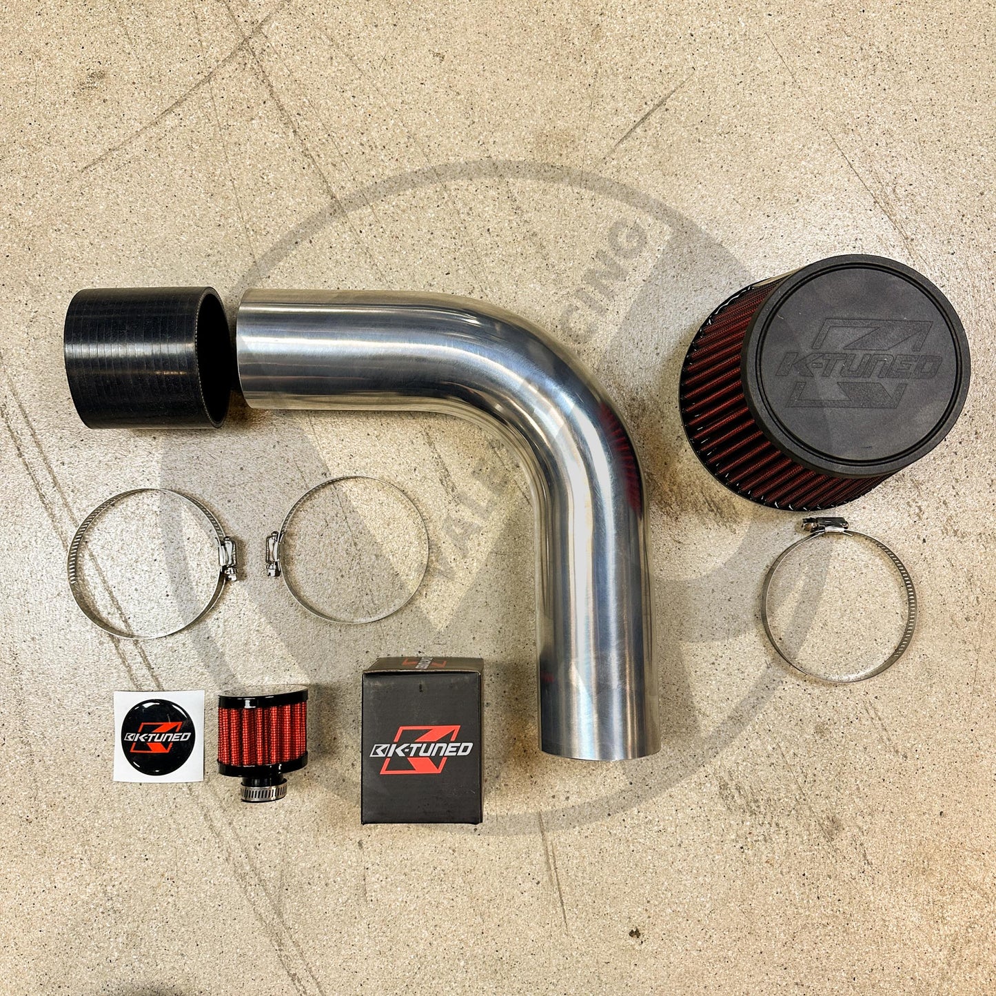 Valex Racing 3" inch Air Intake Silver Ktuned K20 K24 Swap Intake For Honda Civic Acura Integra