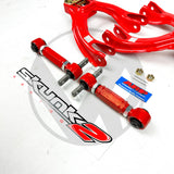 Skunk2 Pro Series FRONT & Rev REAR Camber Kit Combo with ARP Bolt Upgrade HONDA CIVIC 92-95