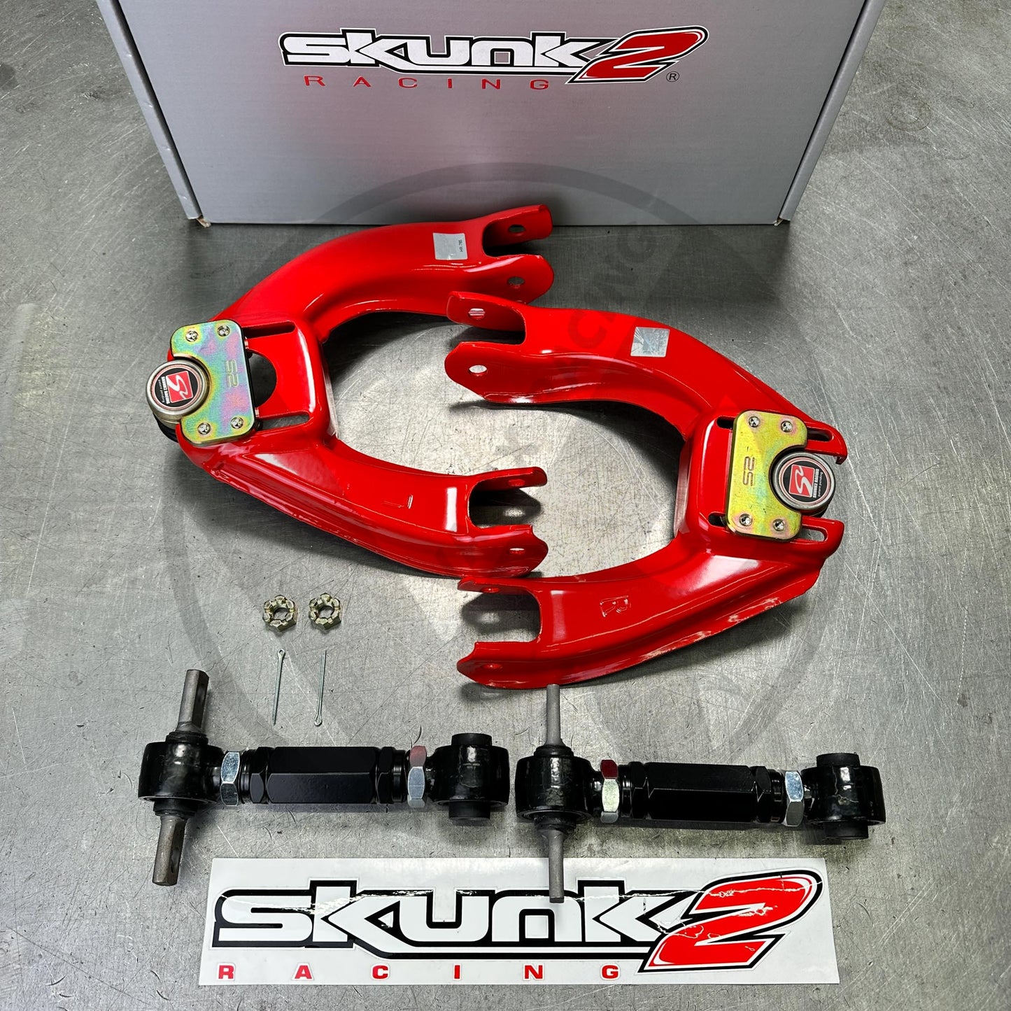 Skunk2 Pro Series FRONT & Rev REAR Camber Kit Combo 88-91 Honda Civic EF
