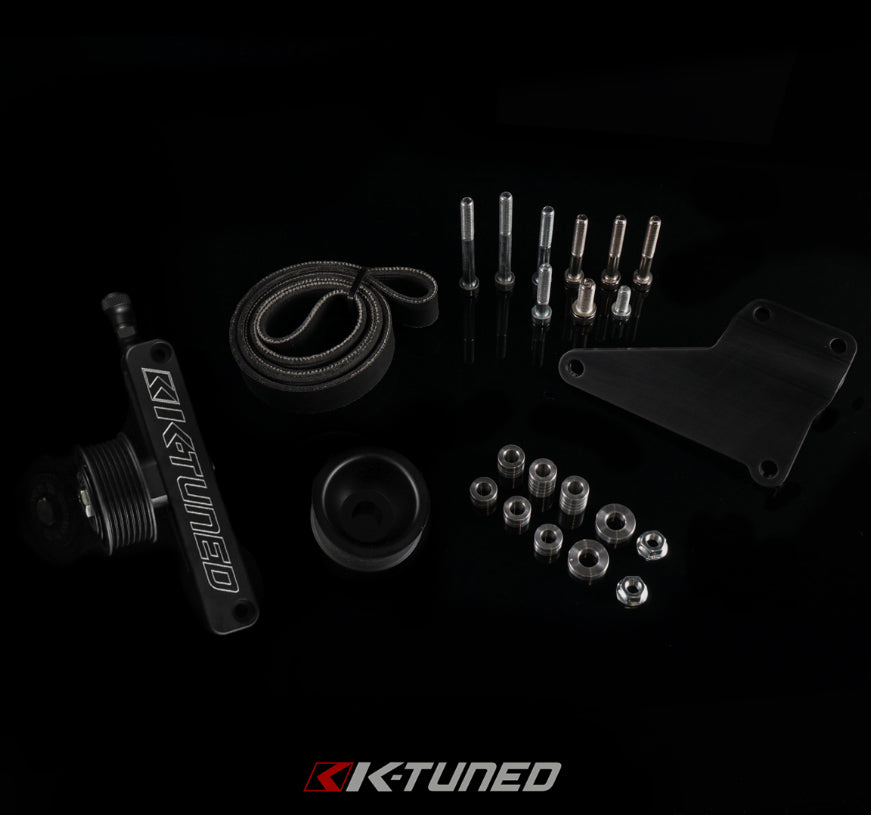 K Tuned Black Universal A/C and P/S Eliminator Kit KP-UNV-40B