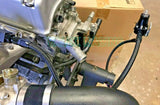 K Series / K Swap 6AN Wrinkle Black Fuel System / Rail for Honda Civic Integra EG EK DC