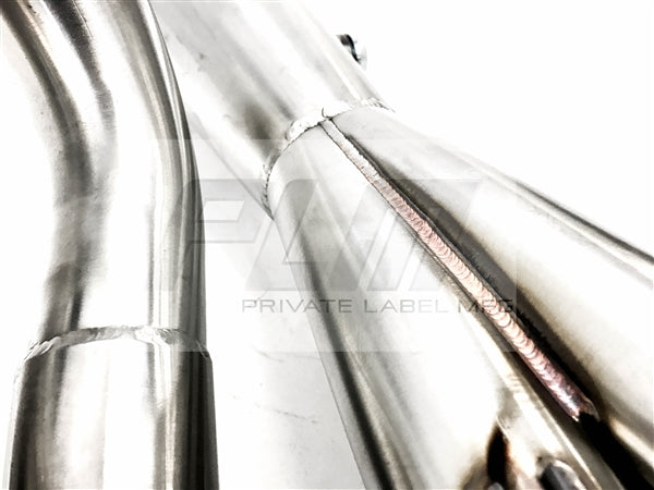 Private Label Mfg. Power Driven H-Series Hood Exit Race Header (4-1 Megaphone) H22 F20B H22A