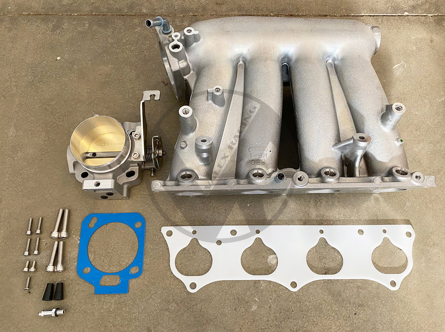 Honda RBC Clipped Intake Manifold K20 K24 Swap with Blox 70mm Throttle ...